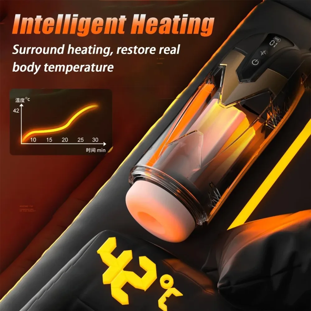 Iron Man 13 Mode Vibration Suction Masturbation Device — Premium Materials for Ultimate Comfort and Safety