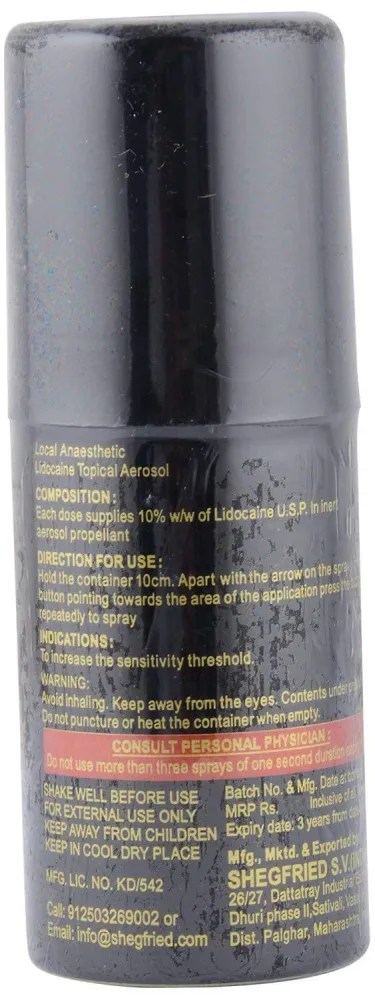 STUZ 10000 Delay Spray Extra Long 30min Male Bedroom Aid — Women will appreciate the renewed energy and stamina of