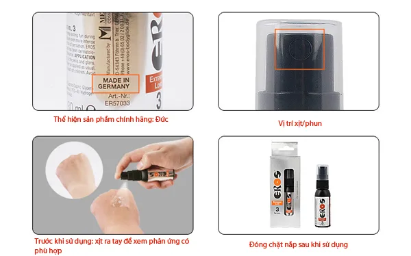 Eros 3 Top Level German Delay Spray Prolongs Performance — hình 7