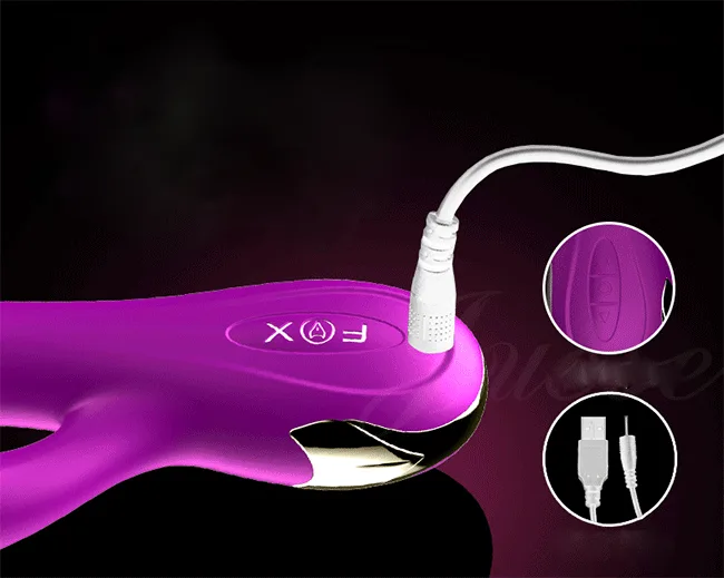 FOX Multifunctional Vibrating Thrusting Heated Dildo — hình 8