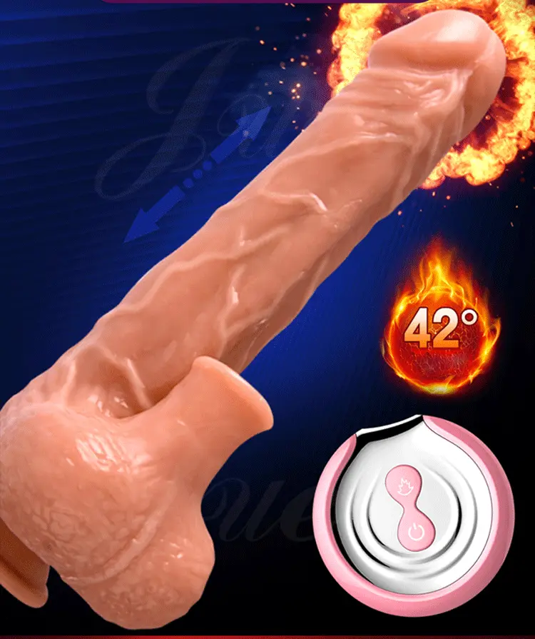 Premium Phallus Vibrating Suction Heating Medical Silicone — This exquisite adult toy combines innovation and quality to