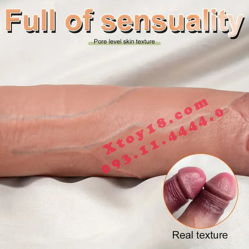 Ultra Soft Double-Ended Silicone Dildo 3.8cm x 40cm Stretch — hình 6