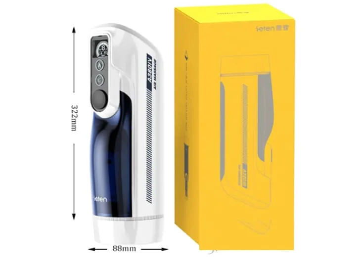 Auto Suction Heated Vibrating Pussy with Clit Tongue Toy — hình 4