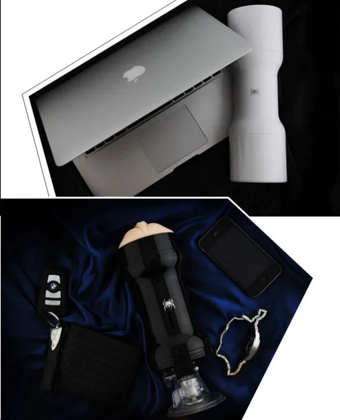 Spider Realistic Silicone Suction Base Male Masturbator — Compact and Travel-Friendly
