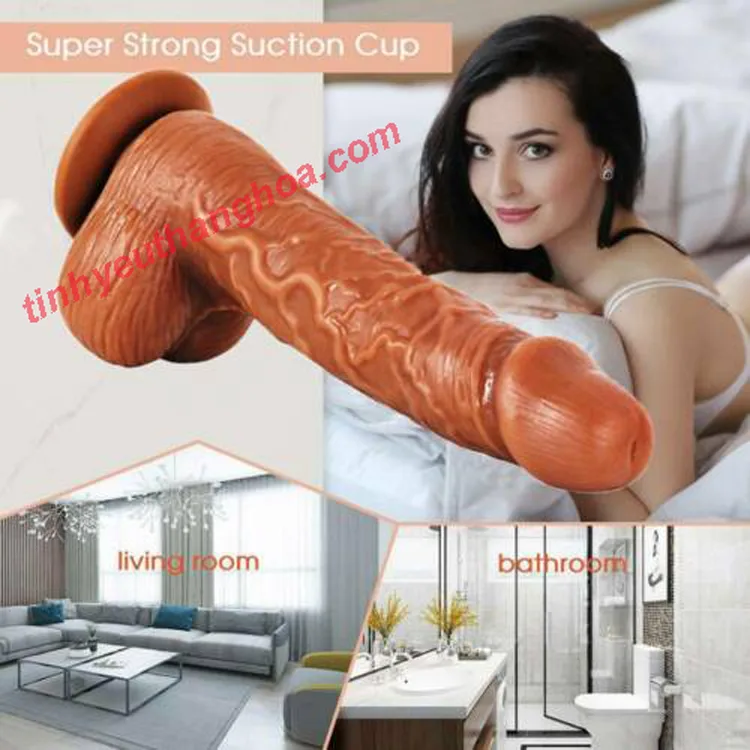 Ji Yu Multi-Function Silicon Vibrating Rotating Heated Dildo — hình 6