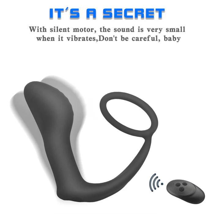 Anal Stimulator Ring 10 Mode Cock Ring Male Pleasure Toy — hình 8