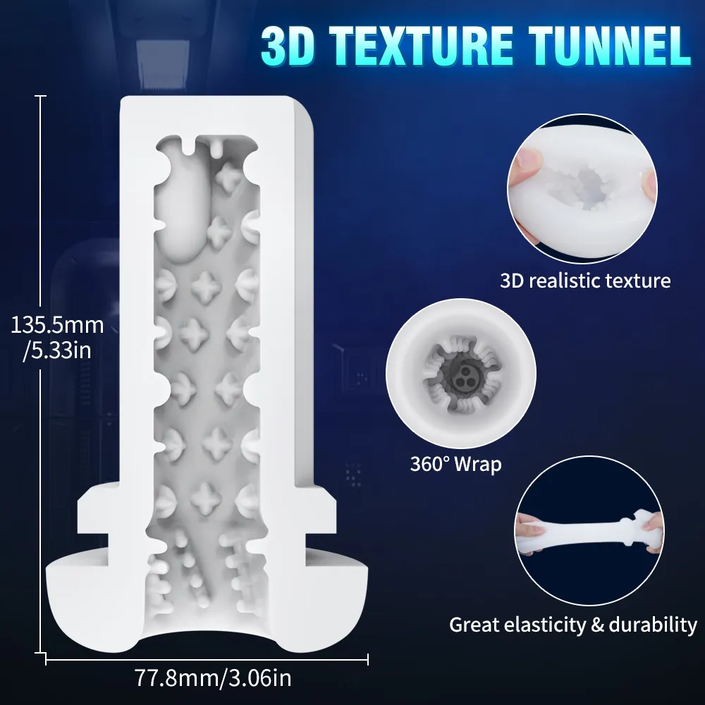 Automatic Heated Suction Masturbator 9Vibrations 7Pumps — Realistic Sensations with Multi-Function Technology