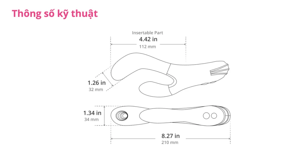 Ultimate G-Spot Heated Vibrator Phone Control — hình 15