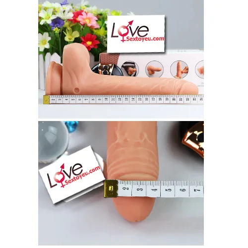 Tornado Remote Control Rotating Vibrating Dildo Soft — hình 5