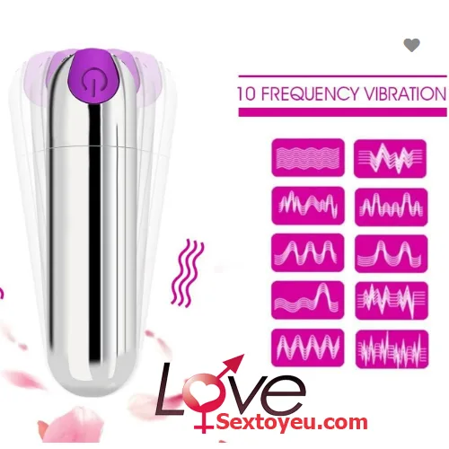 Mini Stainless Steel Rechargeable 10-Mode Vibrator — Crafted for couples and solo play alike, this luxurious