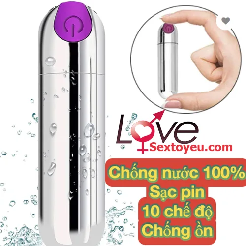 Mini Stainless Steel Rechargeable 10-Mode Vibrator — Compact & Versatile Design for Discreet Pleasure