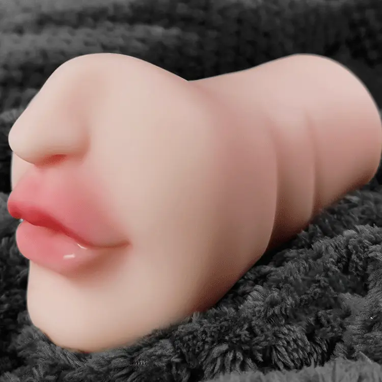 White Silicone Oral Masturbator Male Sex Toy 17x11cm — How to Use & Care Instructions
