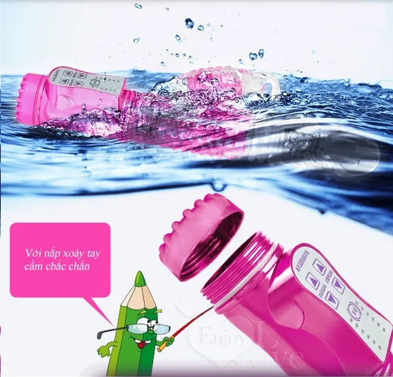 Multi-function Vibrator Rotate Thrust Silicone Pink Women — Easy to Use and Maintain