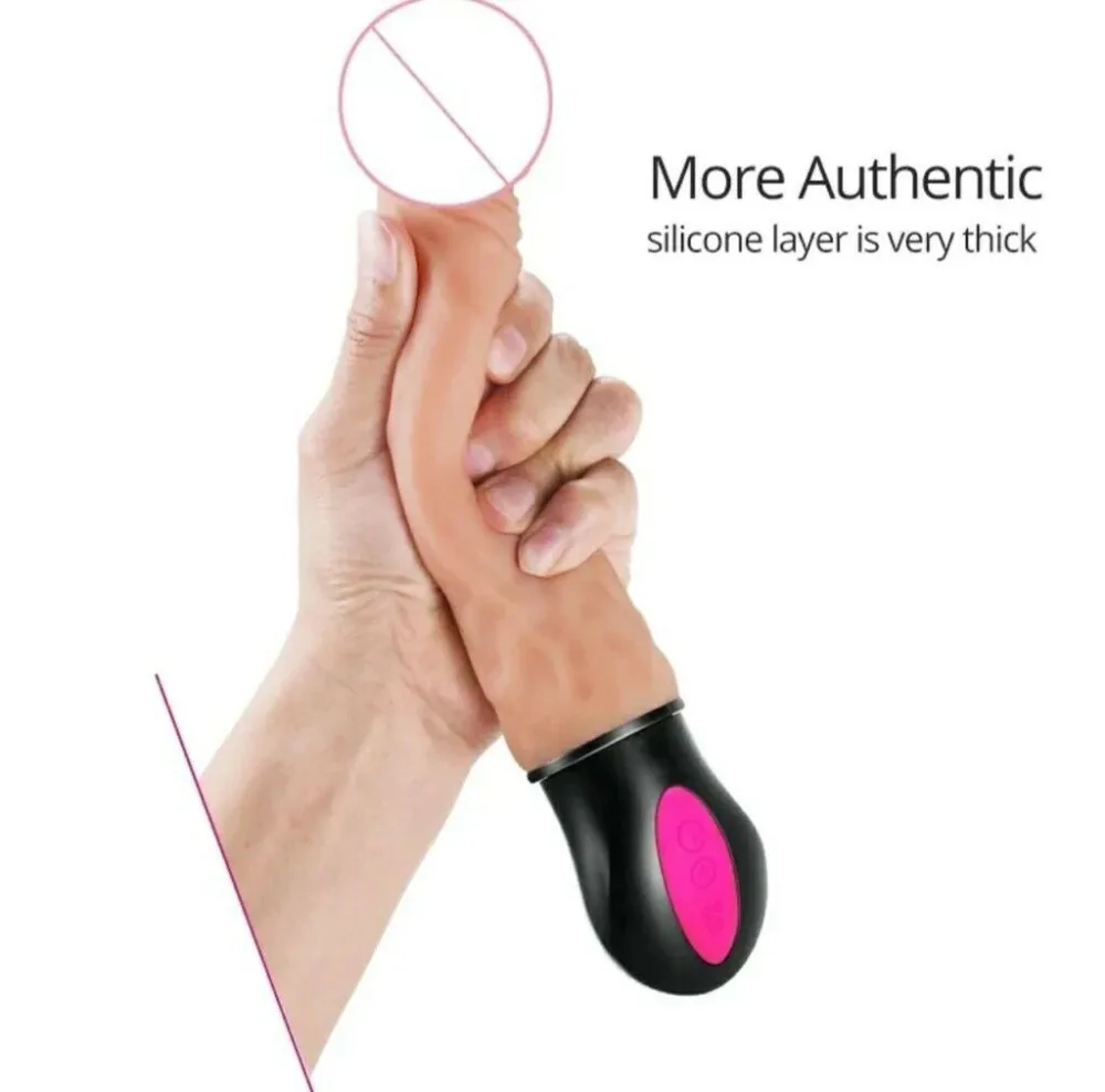 Heat Flexible Bending Dilbo Vibrator Strong Pulsation — Powerful Vibration Modes for Ultimate Sensation