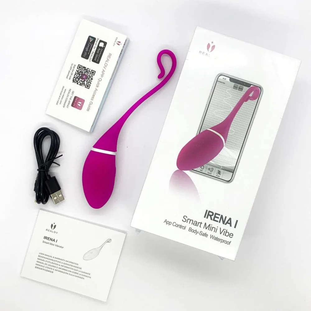 Irena App-Controlled Rechargeable Wireless Vibrating Egg — Powerful Functions & Safe Materials for Confident Use