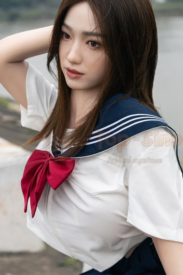 Premium Soft Silicone Sex Doll Japan Style Metal Frame 139cm — hình 2