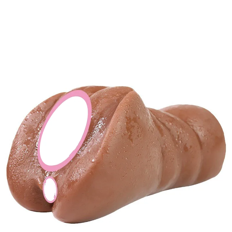 Premium Brown Silicone Masturbator for Ultimate Male — hình 3