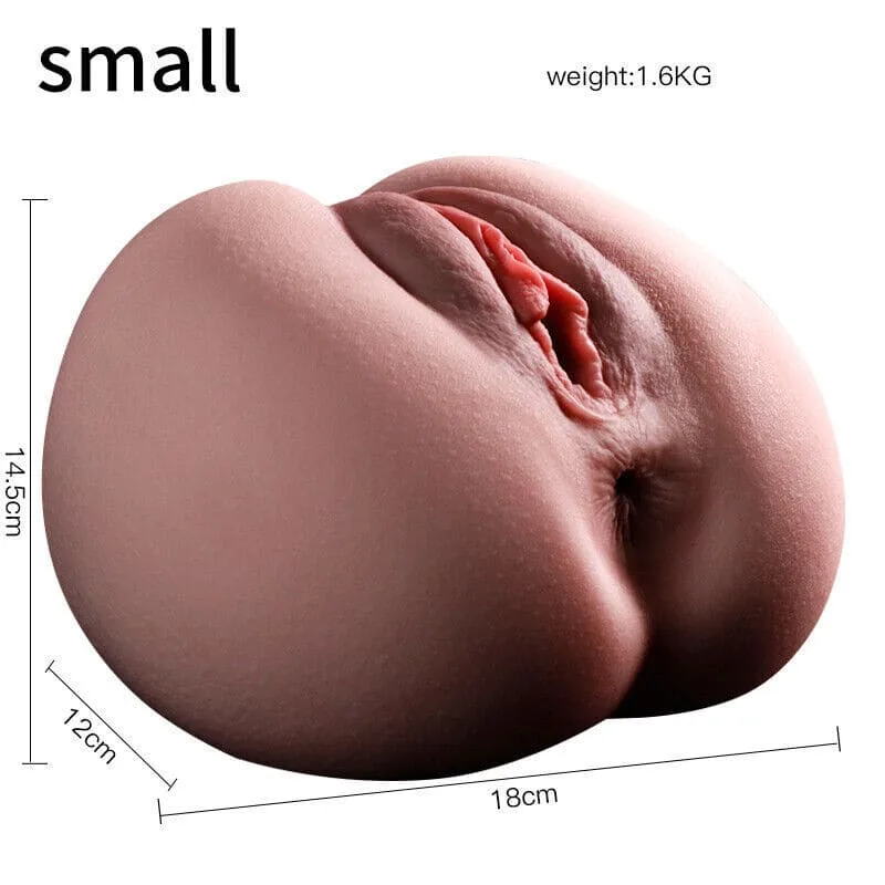 AD02E Dual-Entry Realistic Silicone Male Masturbator — Premium Medical-Grade Silicone for Safety and Realism