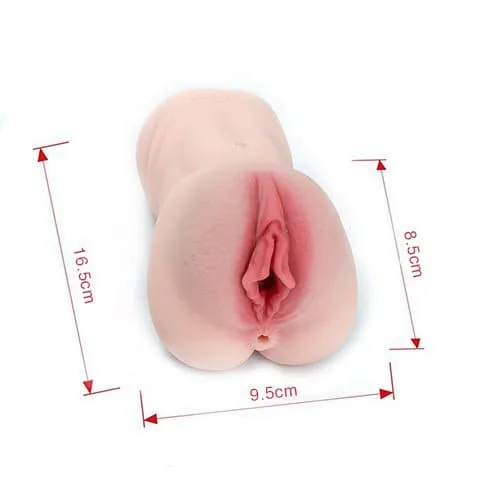 Silicone Handheld Realistic Male Masturbator 3D Soft Pink — Realistic Design and Superior Material