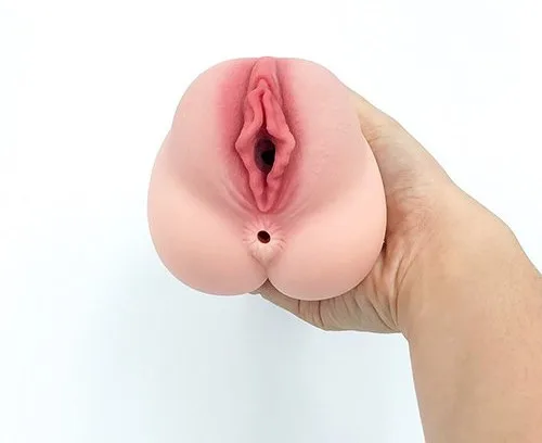 3D Pink Hole Vibrating Silicone Male Masturbator Realistic — hình 6