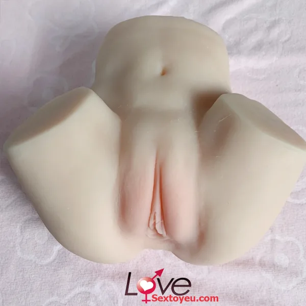 Realistic Pink Silicone Tight Virgin Vaginal Toy — Its hygienic, non-porous silicone ensures safe, repeated