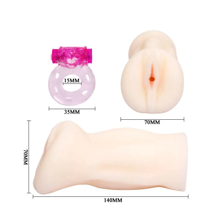 Soft Tight Silicone Male Masturbator with Vibrations — Elegant Engineering for Maximum Satisfaction