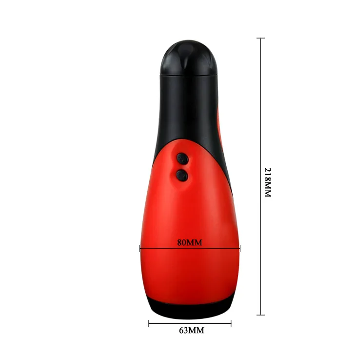 30 Mode Auto Vibrating Male Masturbator Silicone Cup — The base diameter is 3.5 cm, weighing just 350 grams