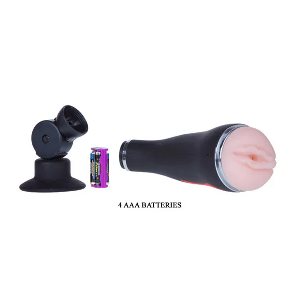 Young Cyclone Wall-Mount Vibrating Silicone Masturbator — hình 5
