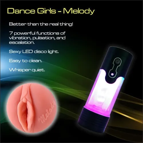 Youcup Dance Girl AD26 Convenient Male Masturbator Silent — Versatile Vibration Modes with Dynamic LED Lighting