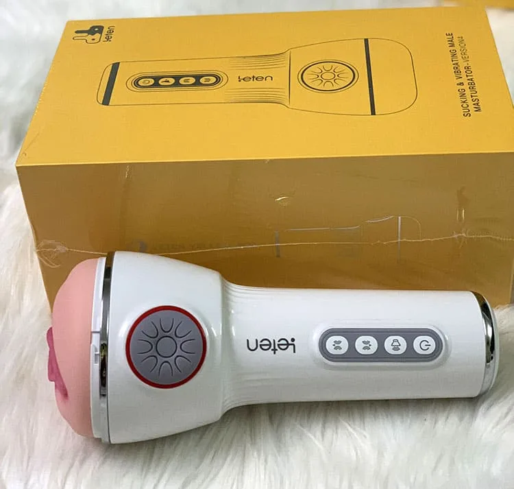 AD33D lifelike vibrating male masturbator sucking moaning — hình 11