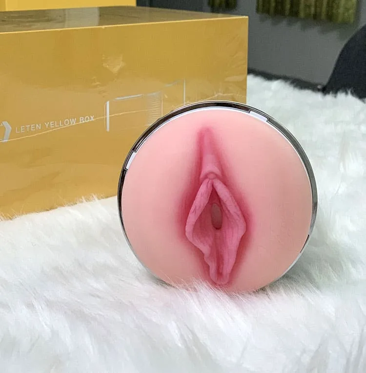 AD33D lifelike vibrating male masturbator sucking moaning — hình 12