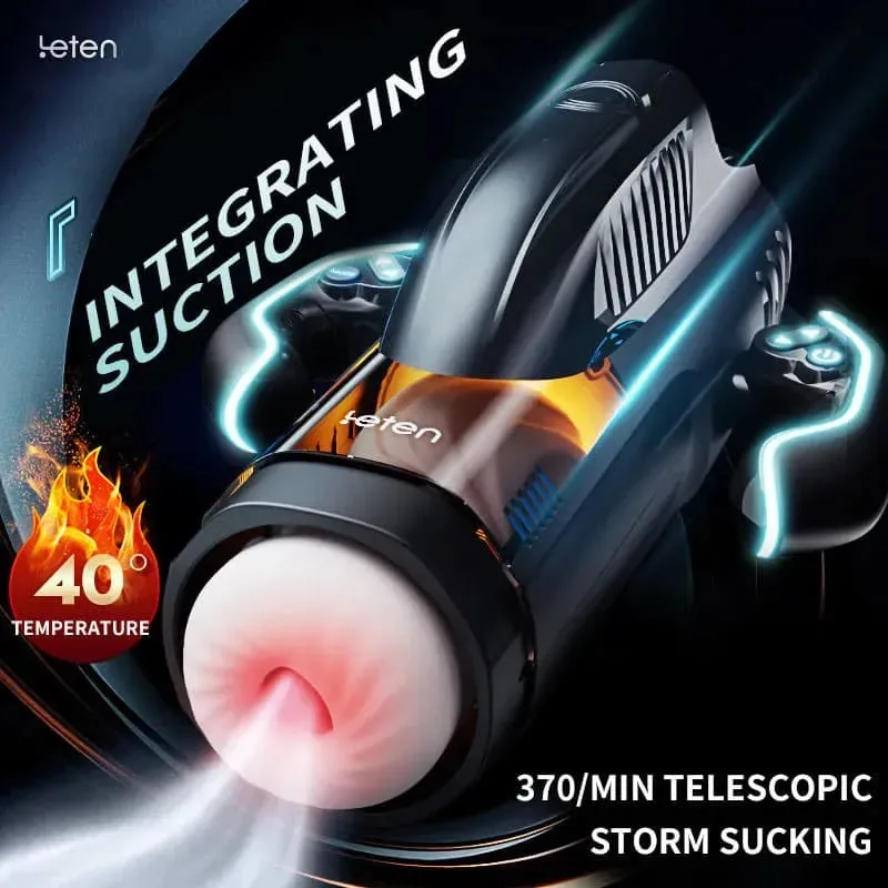 AD33Z2 Heated Thrusting Male Masturbator with Vibration — hình 5