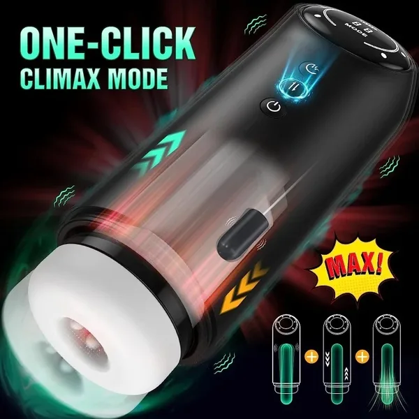 Heated Automatic Masturbator Cup with Thrusting Vibration — hình 7