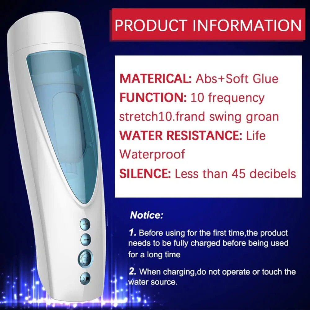 AD34H Automatic Rotating Male Masturbator — Extravagant Design and Quality Craftsmanship