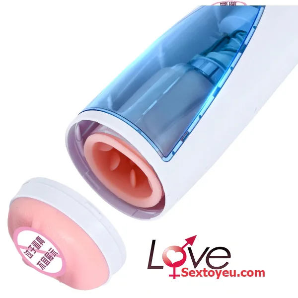 Auto Rotate Thrusting Masturbator Safe Silicone Toy — hình 8