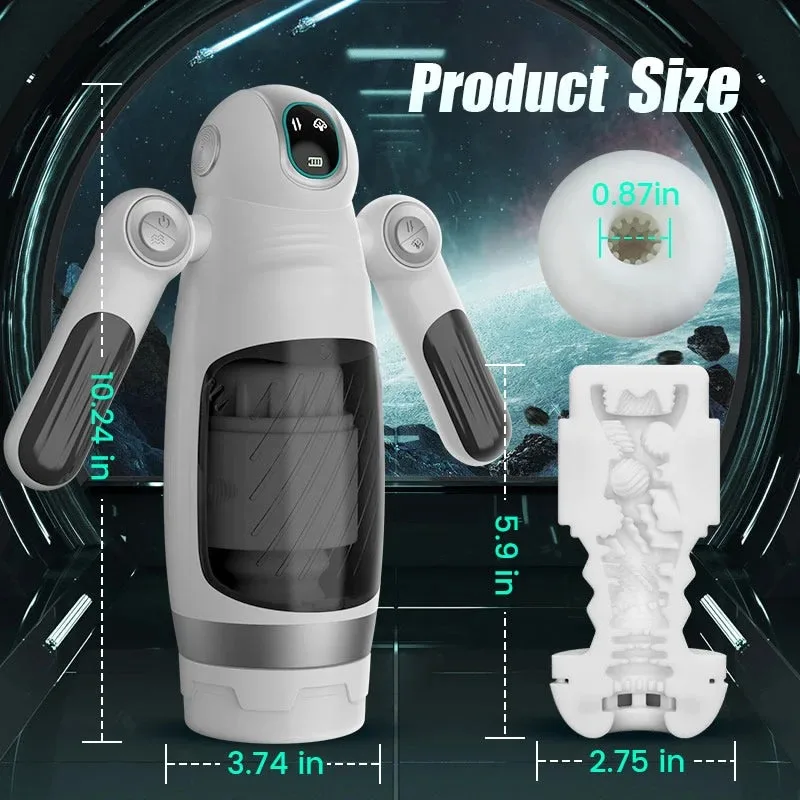 Robot Realistic Automatic Sucking Male Masturbation Toy — hình 8