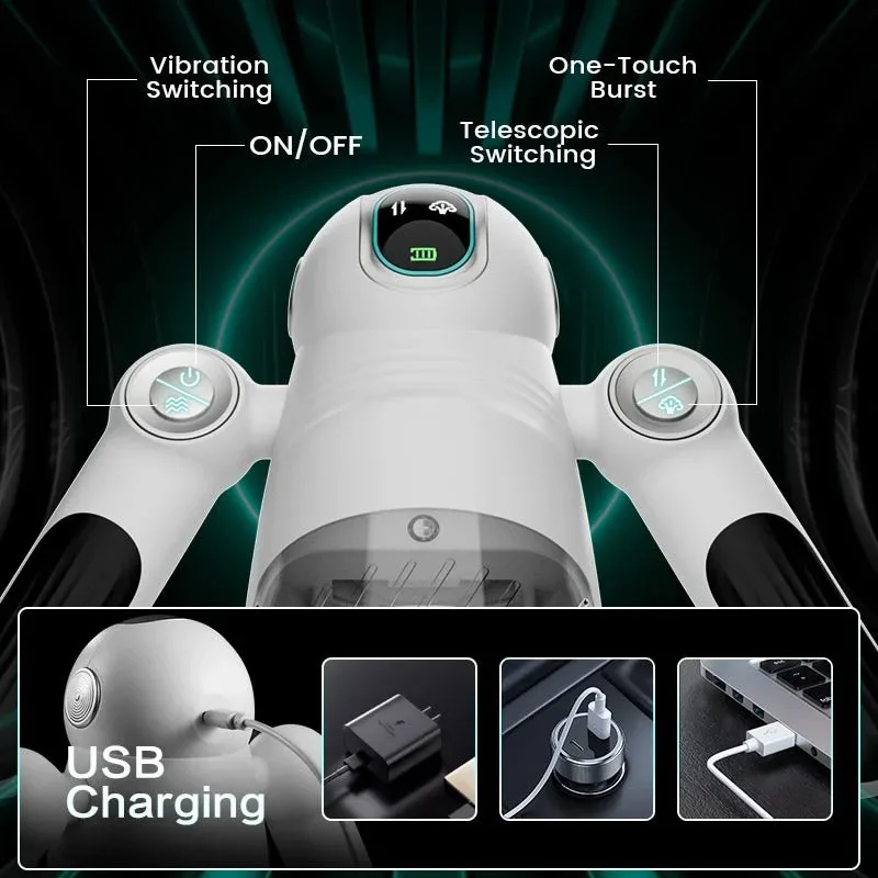 Robot Realistic Automatic Sucking Male Masturbation Toy — hình 9