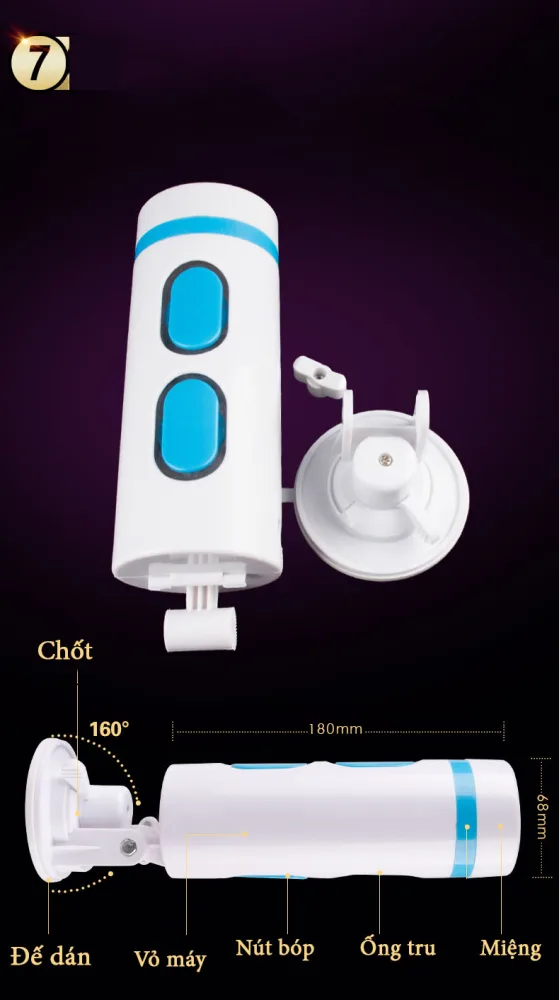 Japan elite wall-mounted dual vibrating masturbator cup — hình 14