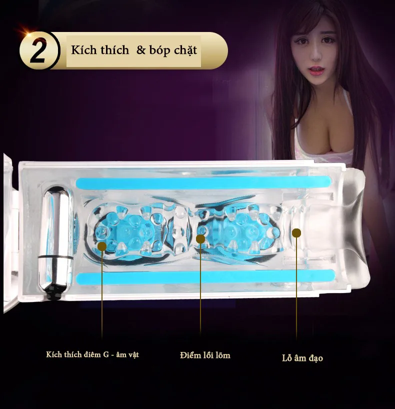 Japan elite wall-mounted dual vibrating masturbator cup — hình 6