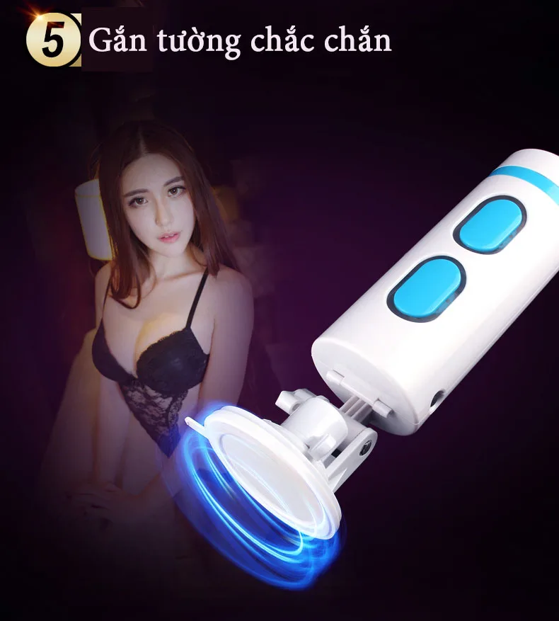 Japan elite wall-mounted dual vibrating masturbator cup — hình 12