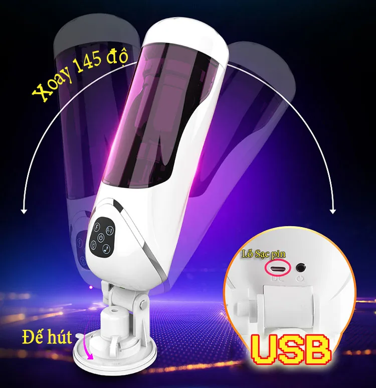Comanche AD36 Multi-Mode Auto Thrusting Male Masturbator — hình 9