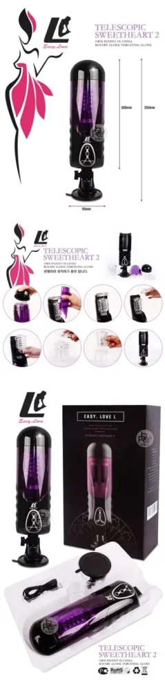 AD36G Auto Rotate Thrust Male Masturbator High Tech Toy — Realistic Design That Excites Every Sense