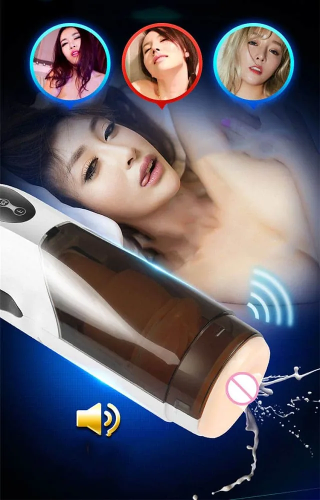 AD36H Automatic Heated Licking Pussy Realistic Masturbator — The deft functionality combines sensation with