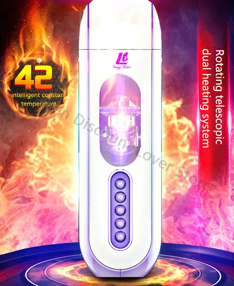 High Power Auto Thrusting Rotating Warming Masturbator — hình 2