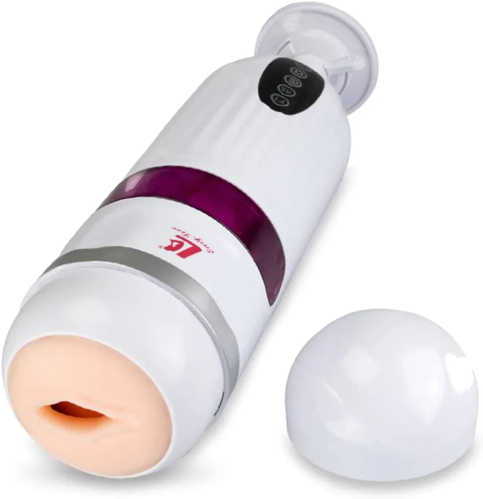 AD36N Automatic Rotating Vibrating Silicone Masturbator — It's an excellent tool to reduce stress and enhance sexual