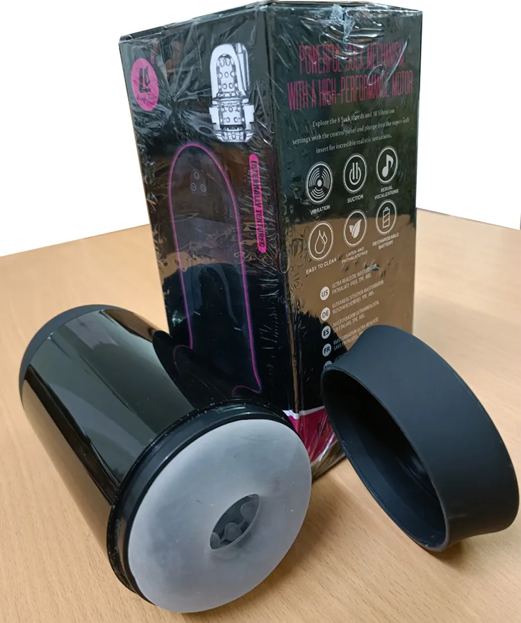 AD36Q Bullet Head Compact Male Masturbation Cup with 18 — hình 2