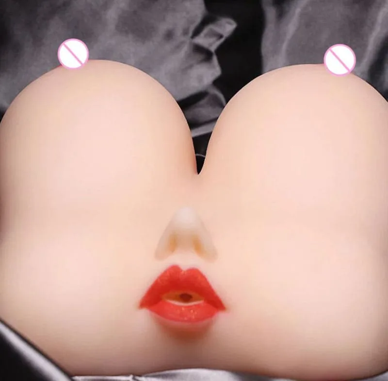 AD38C All-in-1 Silicone Male Masturbator with Vagina — hình 3