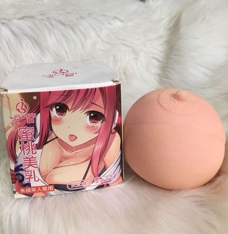 AD38D Soft Silicone Breast Male Masturbator 2 in 1 Pleasure — Versatile Use for Diverse Needs