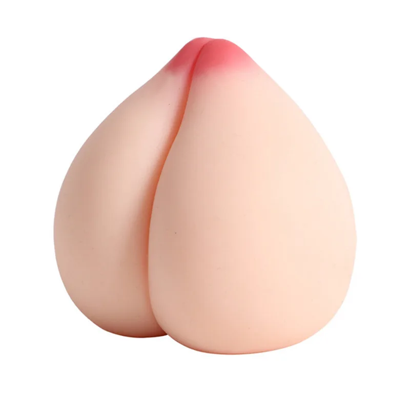 Silicone Peach Shaped Masturbator Waterproof Discreet Use — hình 3