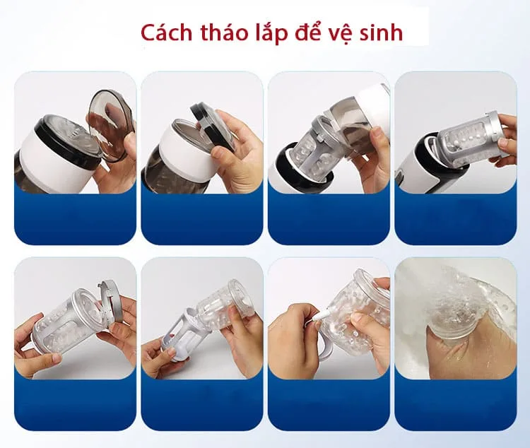 AD40 Automatic Male Masturbator 5 Speeds 10 Modes — hình 8